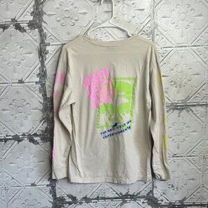 Obey resist revolt peace Cream Long Sleeve Shirt